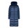 CMP Winter Coat Fix Hood (Shiny Effect, Warm) Ink Blue Women